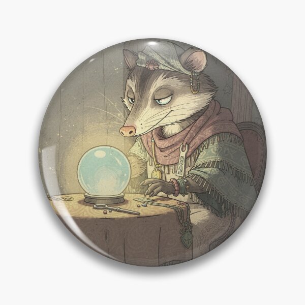 Item preview, Possum Fortune Teller Funny Mystical Art designed and sold by PictorialWhimsy.