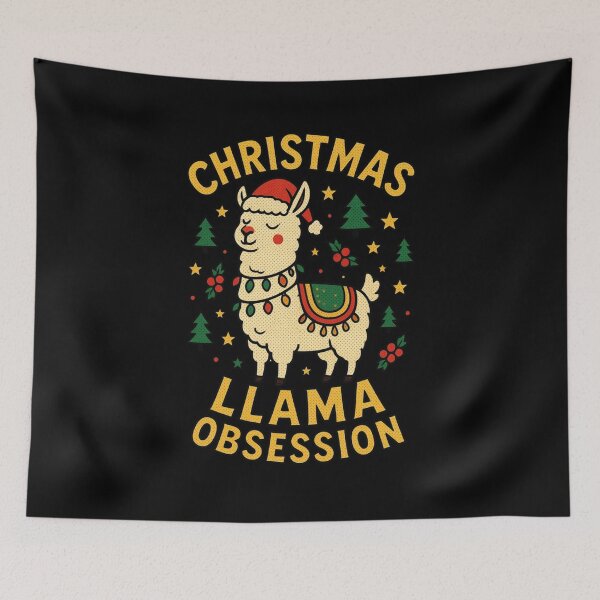 Item preview, Christmas Llama Obsession designed and sold by DMHG.
