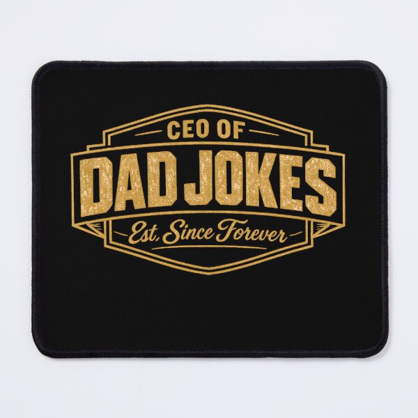 Item preview, CEO of Dad Jokes Funny Fathers Day Gift Vintage Gold Badge T-Shirt designed and sold by VaultVibes.
