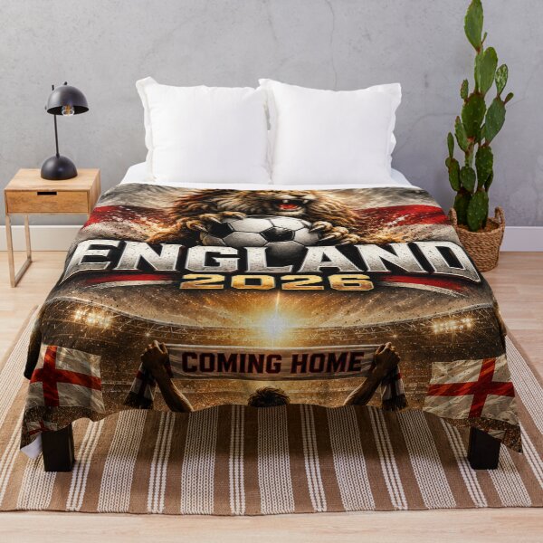 Item preview, England 2026 Football Fan Design | Coming Home Lion Soccer Supporter Graphic designed and sold by Winetastic-Art.