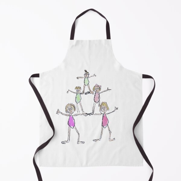 Item preview, A group of child gymnasts designed and sold by Inky Fingers Illustrations.