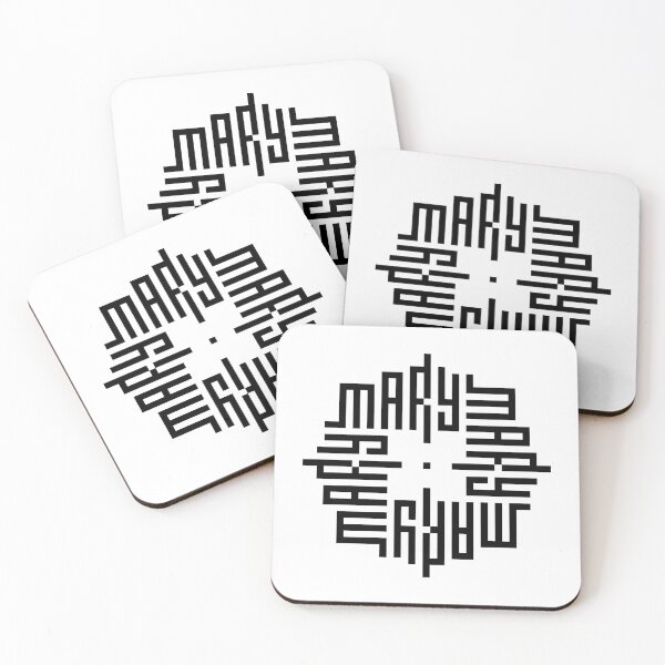 Item preview, MARY | Black  | Modern Geometric Kufi Calligraphy | From Name to Art   designed and sold by FOR YOUR NAME.