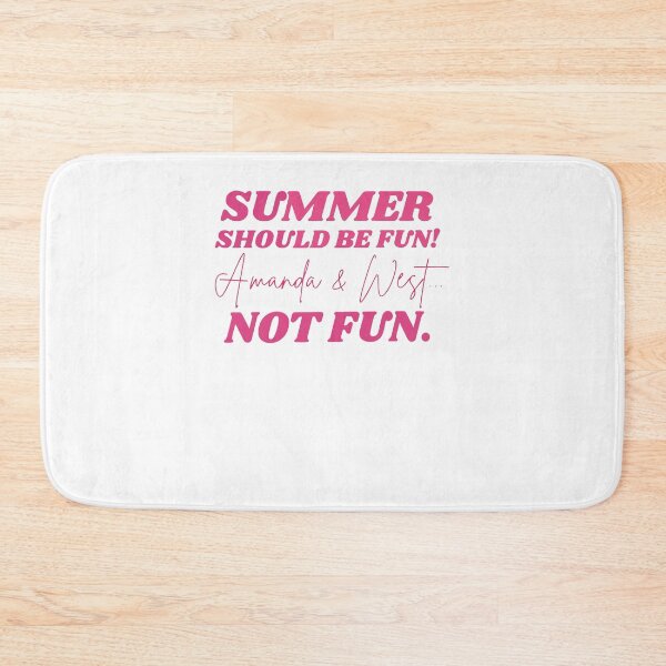 Item preview, Summer Should Be Fun Amanda And West Not Fun Funny Summer Meme designed and sold by Glow-Paw-Studio.