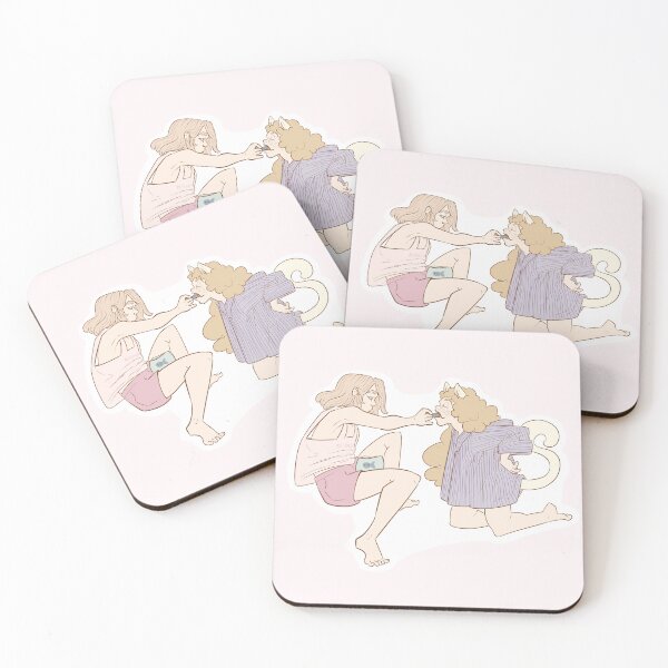 Item preview, Woman Gives Her Catgirl a Treat designed and sold by Obelis.