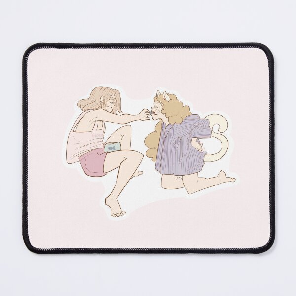 Item preview, Woman Gives Her Catgirl a Treat designed and sold by Obelis.