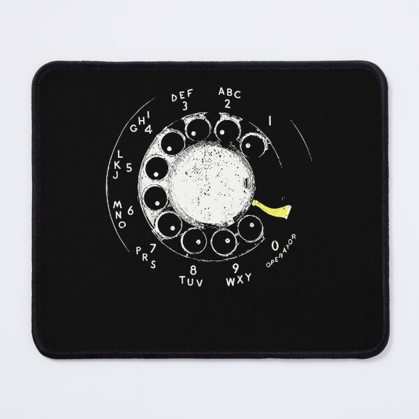 Item preview, Rotary Phone Dial Retro Vintage Telephone Nostalgia Graphic designed and sold by Glow-Paw-Studio.