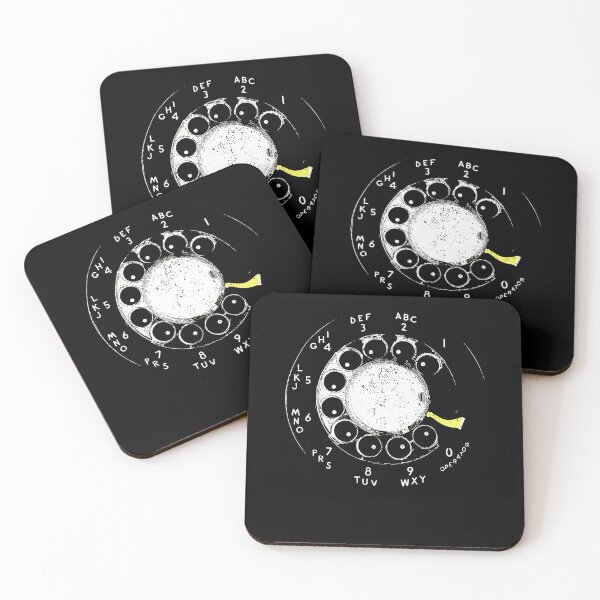 Item preview, Rotary Phone Dial Retro Vintage Telephone Nostalgia Graphic designed and sold by Glow-Paw-Studio.