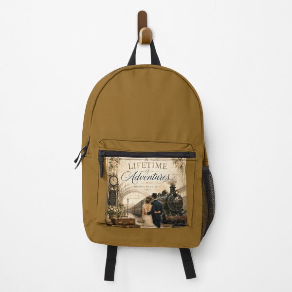 Item preview, A Lifetime of Adventures – Vintage Travel Wedding Card designed and sold by Novel Works Studio.