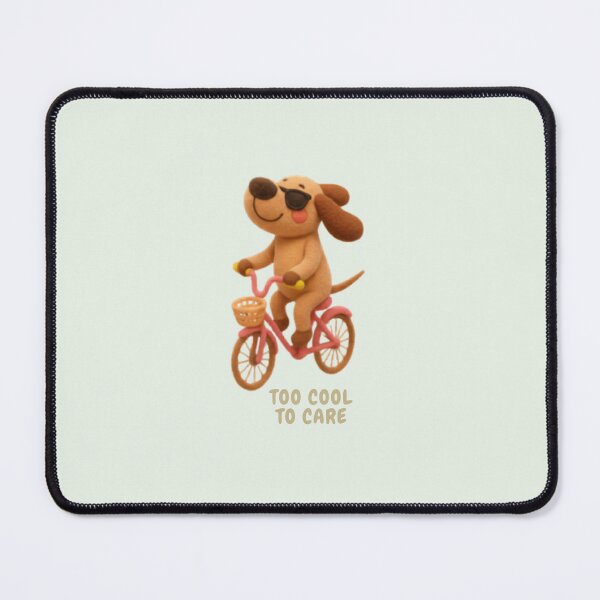 Item preview, Too Cool To Care Cool Dog With Sunglasses Sticker designed and sold by Siti Hoiriyah.