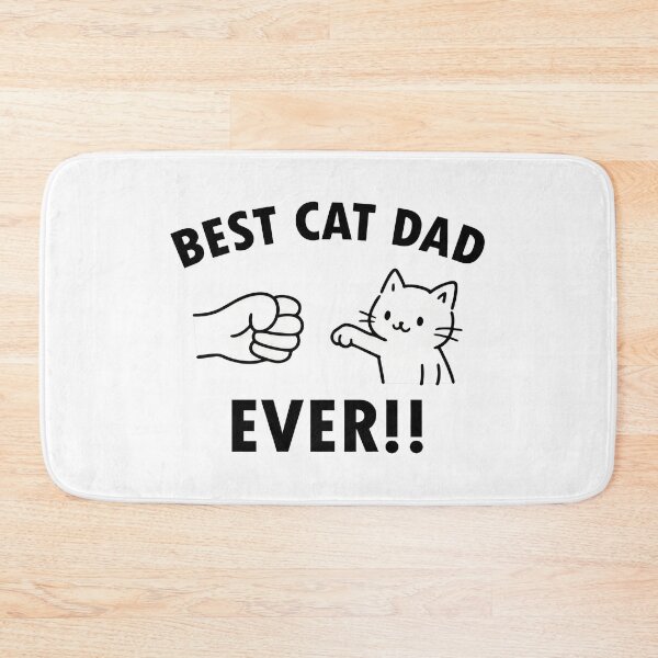 Item preview, Best Cat Dad Ever Fist Bump Cute Cat designed and sold by SoyLamderma.