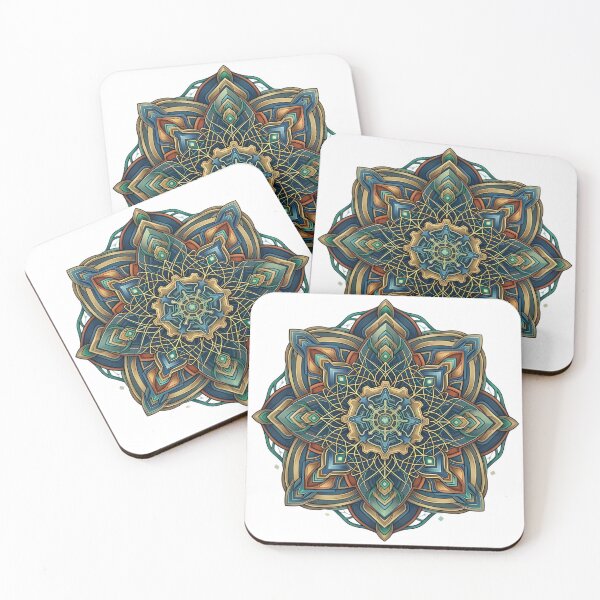 Item preview, Sacred Mandala Geometric Abstract Cyber Logo designed and sold by WonderDokkan.