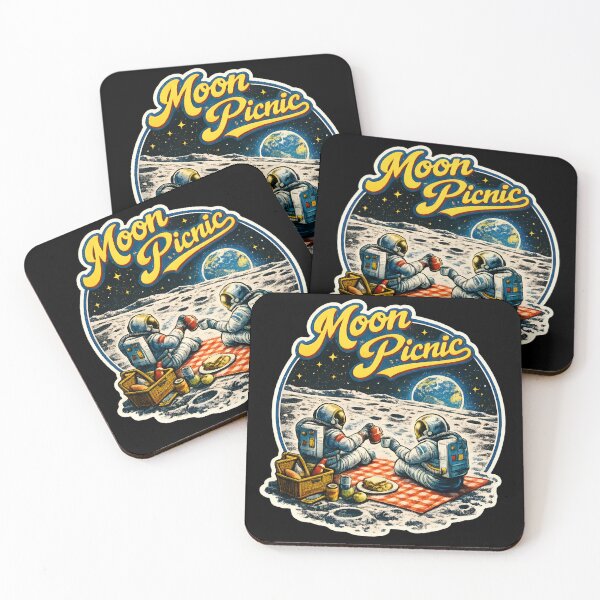 Item preview, Retro Astronaut Moon Picnic Vintage Space designed and sold by Imaginationbeyond.