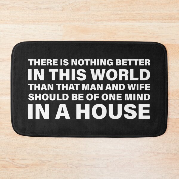 Item preview, Nothing Better Than When Man and Wife Are of One Mind — The Odyssey Quote (Black Version) designed and sold by LiteraryRelics.