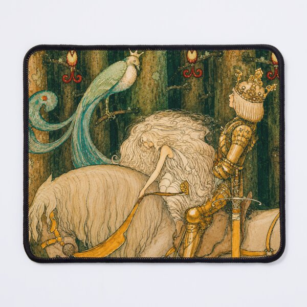 Item preview, To Fairyland by John Bauer - Art Nouveau Fairy Tale Illustration for Fantasy Art Collectors designed and sold by RickE.