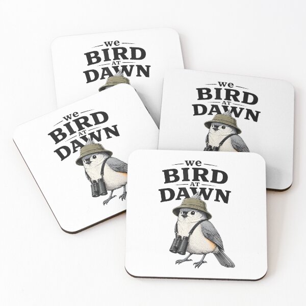 Item preview, We Bird At Dawn Funny Birdwatching Birding Enthusiast Design designed and sold by Glow-Paw-Studio.