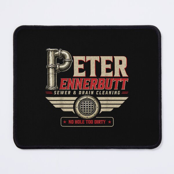 Item preview, Peter Pennerbutt Sewer and Drain Cleaning - Funny Vintage Plumber Design designed and sold by Methahshop.