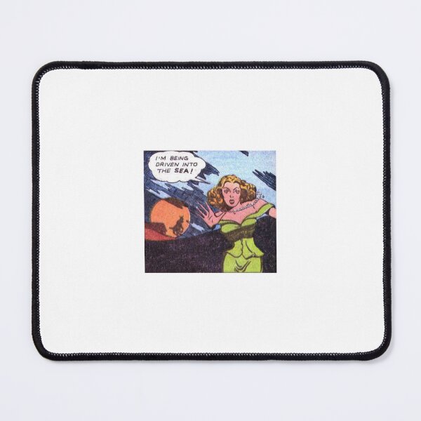 Item preview, Driven Into The Sea - Vintage Pre-Code Horror Comic Panel designed and sold by Lilith.3x313 Vault.