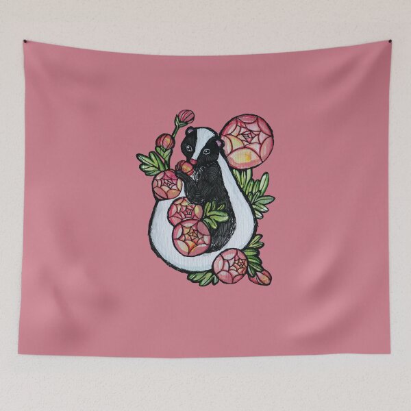 Item preview, Peony Skunk designed and sold by lacychenault.