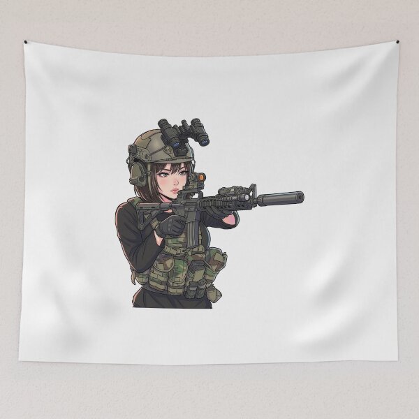Item preview, Tactical NVG Girl - Night Operations Aesthetic designed and sold by RAWLIFEGRAPHIC.