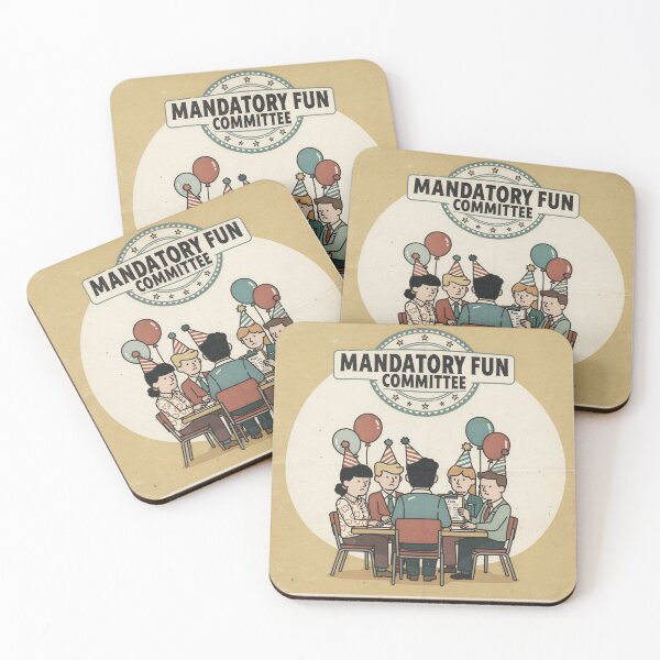 Item preview, Mandatory Fun Committee Funny Retro Poster designed and sold by PictorialWhimsy.