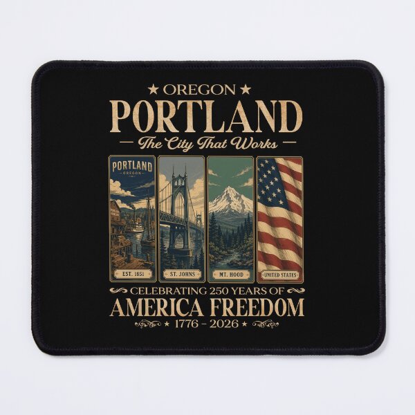 Item preview, Oregon Portland The City That Works Celebrating 250 Years of American Freedom 1776 - 2026 designed and sold by MutzelArts.