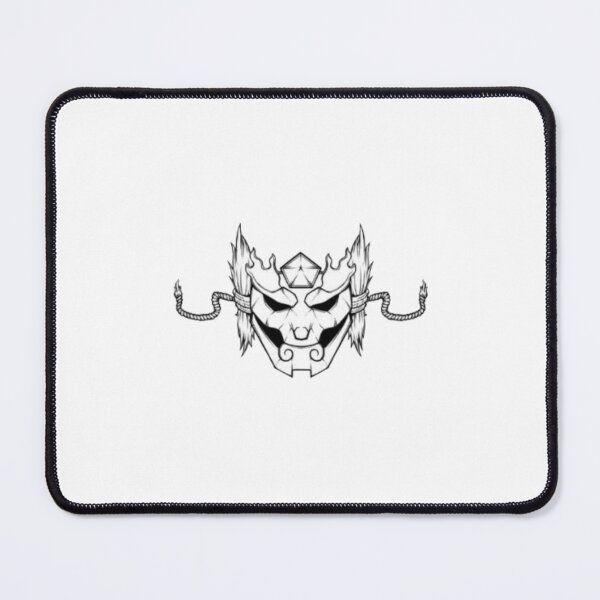 Item preview, The Winged Oni Grimace - Twin Chain Mask Crest    designed and sold by Mrdonut-ARt.