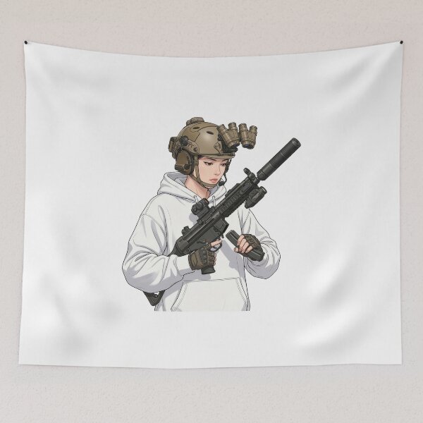 Item preview, Tactical NVG Girl - Night Operations Aesthetic designed and sold by RAWLIFEGRAPHIC.