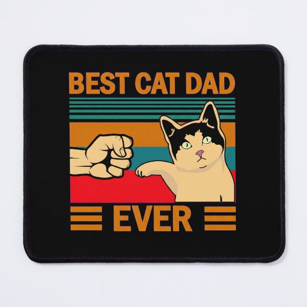 Item preview, Best Cat Dad Ever Fist Bump Retro designed and sold by SoyLamderma.