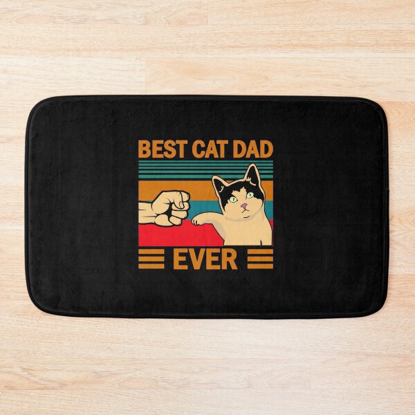 Item preview, Best Cat Dad Ever Fist Bump Retro designed and sold by SoyLamderma.