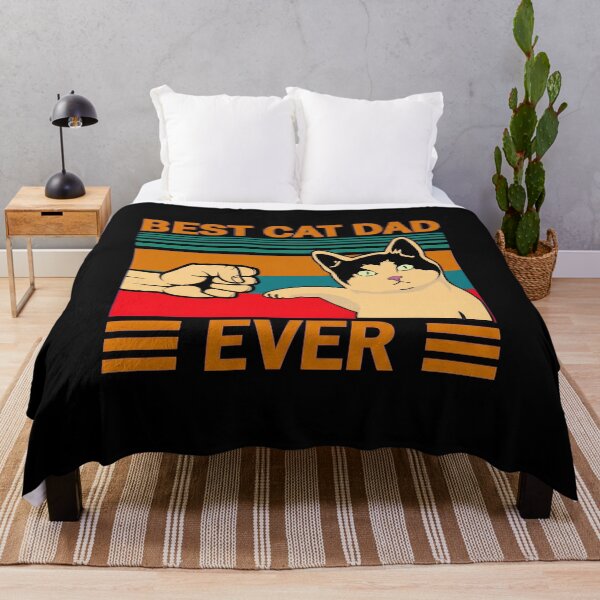 Item preview, Best Cat Dad Ever Fist Bump Retro designed and sold by SoyLamderma.