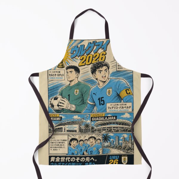 Item preview, Uruguay 2026 World Cup Anime Poster designed and sold by zumerdiego.