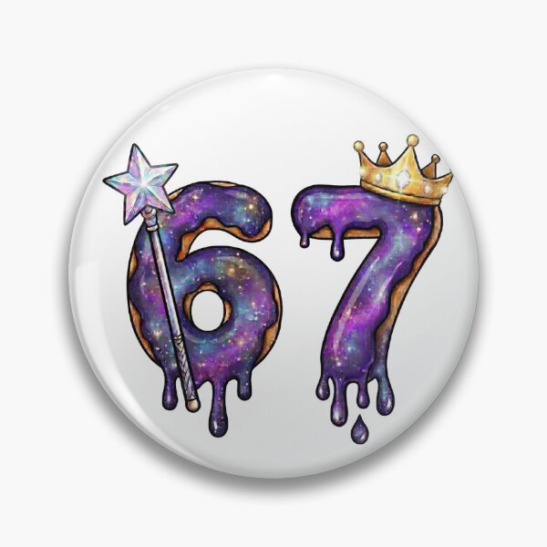 Item preview, Galaxy Drip Number 67 with Crown and Magic Wand designed and sold by Roy & Tiffany.