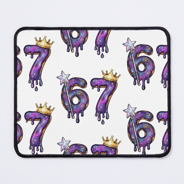 Item preview, Galaxy Drip Number 67 with Crown and Magic Wand designed and sold by Roy & Tiffany.