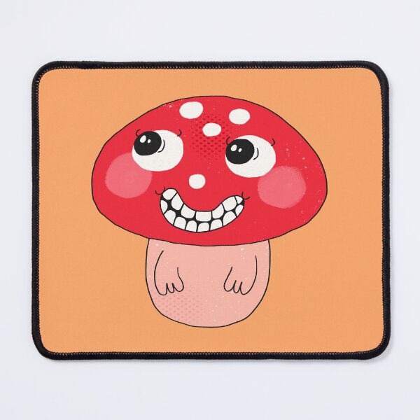 Item preview, Naughty Spotty the Funny Toadstool (Apricot) designed and sold by yellowflowerhut.