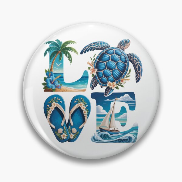 Item preview, Love with blue  Sea Turtle designed and sold by jkrphoto.