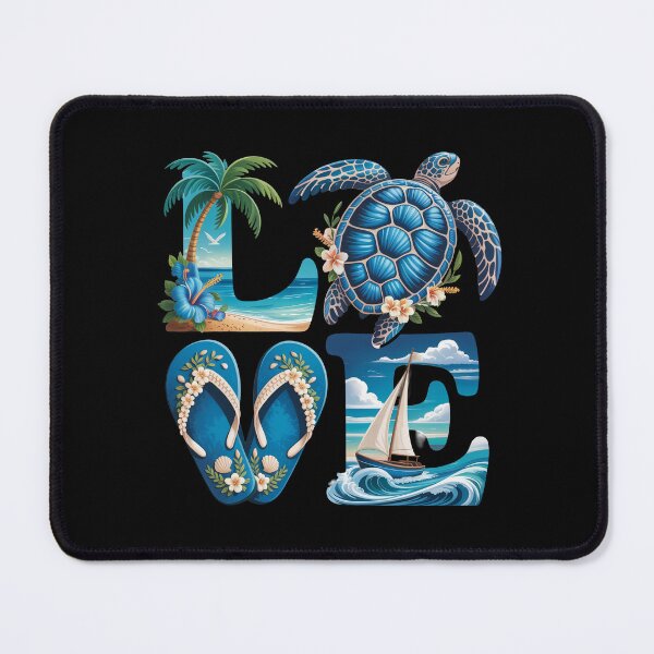 Item preview, Love with blue  Sea Turtle designed and sold by jkrphoto.