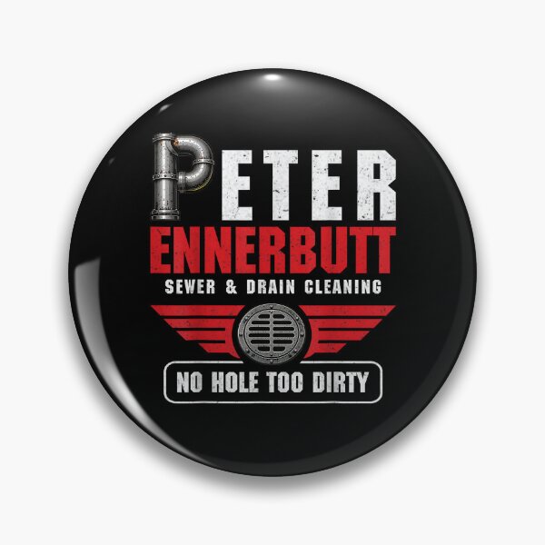 Item preview, Peter Pennerbutt Sewer and Drain Cleaning - Funny Vintage Plumber Design designed and sold by Methahshop.