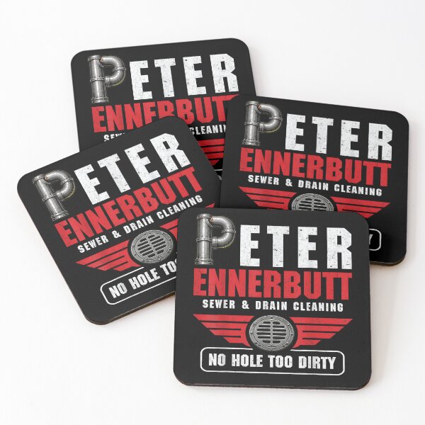Item preview, Peter Pennerbutt Sewer and Drain Cleaning - Funny Vintage Plumber Design designed and sold by Methahshop.