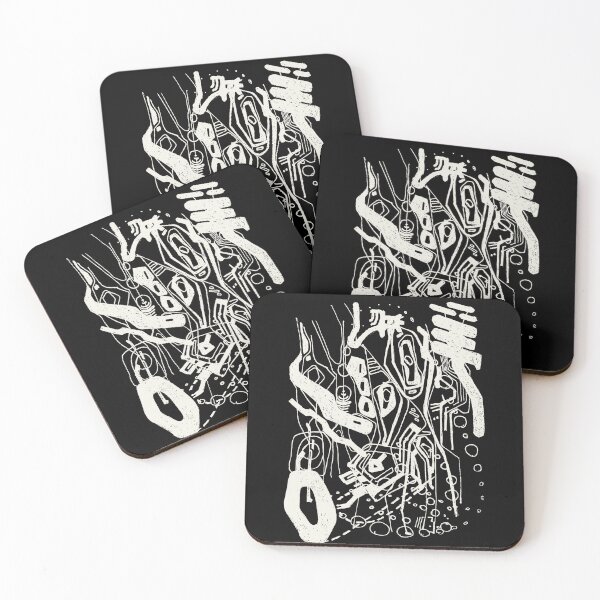 Item preview, Abstract drawing 006 Off-white designed and sold by Sneddonist.