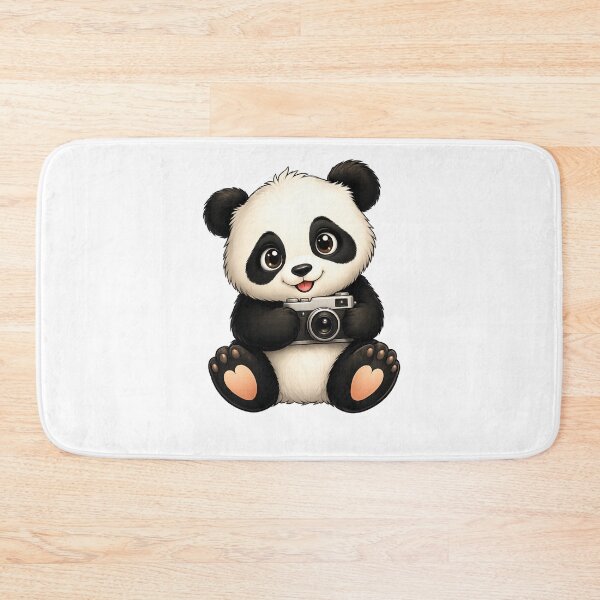 Item preview, Cute Panda Photographer designed and sold by myJPEG.