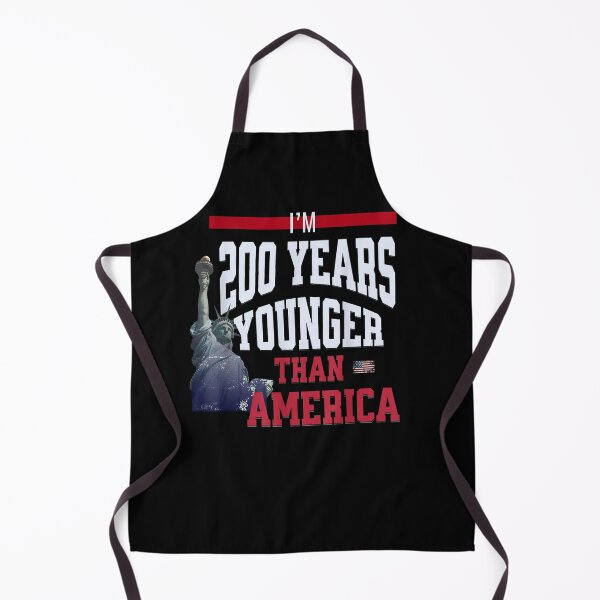 Item preview, I'm 200 Years Younger Than America Funny Patriotic Independence Day Design designed and sold by Glow-Paw-Studio.