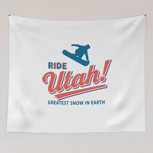 Item preview, Ride Utah! Greatest Snow In Earth Snowboarding Winter Sports Utah Travel designed and sold by Simsimah26Parks.