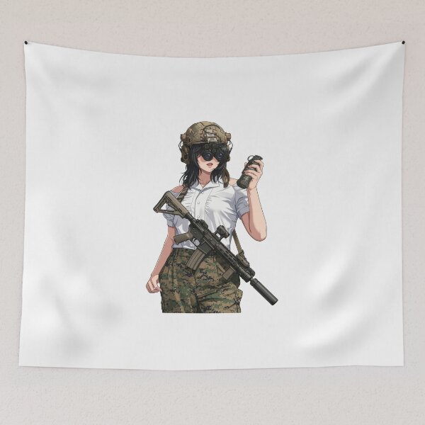Item preview, Tactical NVG Girl - Night Operations Aesthetic designed and sold by RAWLIFEGRAPHIC.
