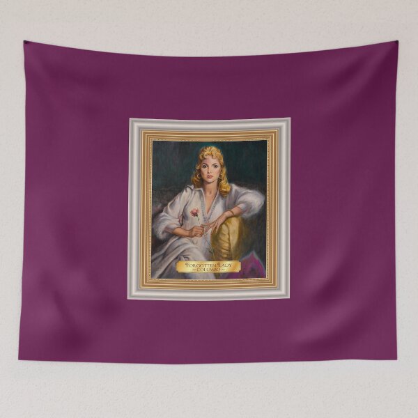 Item preview, Forgotten Lady II (on Fuchsia) designed and sold by PawsitiveMum3.