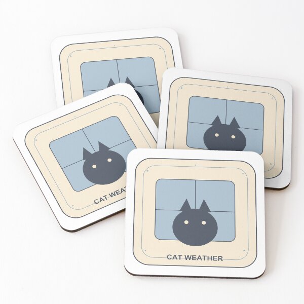 Item preview, Window Cat Weather designed and sold by EveryMeme.