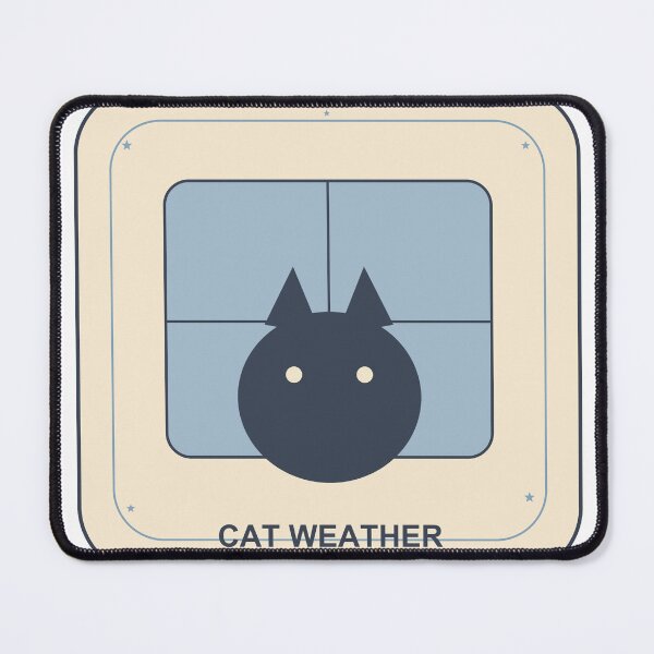 Item preview, Window Cat Weather designed and sold by EveryMeme.