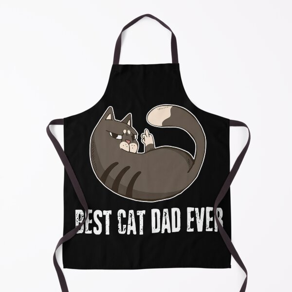 Item preview, BEST CAT DAD EVER Flipping Off Cat designed and sold by SoyLamderma.