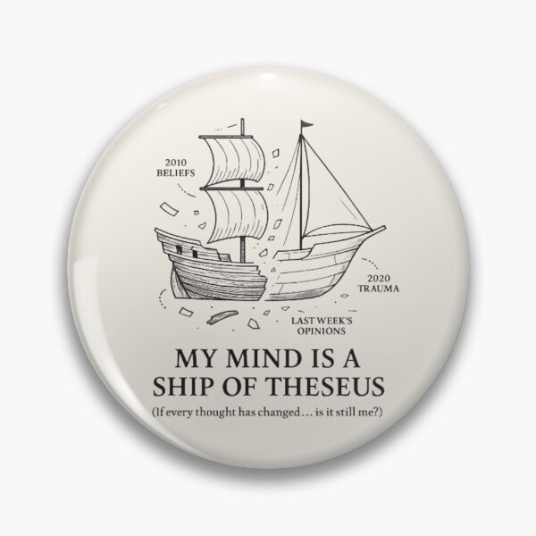 Item preview, My Mind is a Ship of Theseus – Philosophy T-Shirt designed and sold by PHILOSOPHY-SWAG.