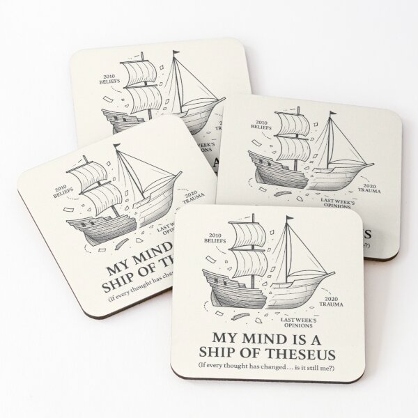Item preview, My Mind is a Ship of Theseus – Philosophy T-Shirt designed and sold by PHILOSOPHY-SWAG.