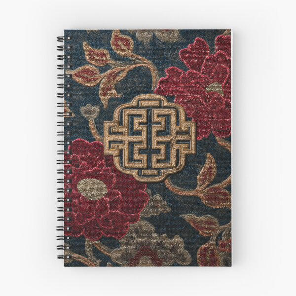 Item preview, Chinese Silk Floral Rug Red Peony Ornament designed and sold by GrinGalore.